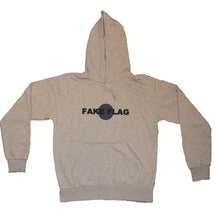 画像をギャラリービューアに読み込む, FAKE FLAG (フェイク・フラッグ) PULLOVER HOODIE / プルオーバー・フーディ BLACK / GLAY
