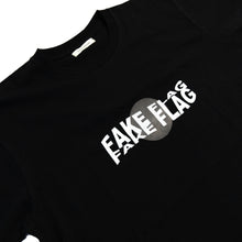 画像をギャラリービューアに読み込む, FAKE FLAG  (フェイク・フラッグ）WAVE TEE / ウェーブTシャツ　　BLACK
