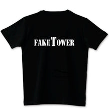 画像をギャラリービューアに読み込む, FAKE TOWER （フェイク・タワー）TEE  / Ｔシャツ 　　WHITE / BLACK
