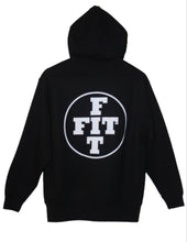 画像をギャラリービューアに読み込む, FIT【 FIT (FIELD ISLAND TOKYO) 】サークル・ロゴ・ジップ・フーディ CIRCLE LOGO ZIP HOODIE ( BLACK )
